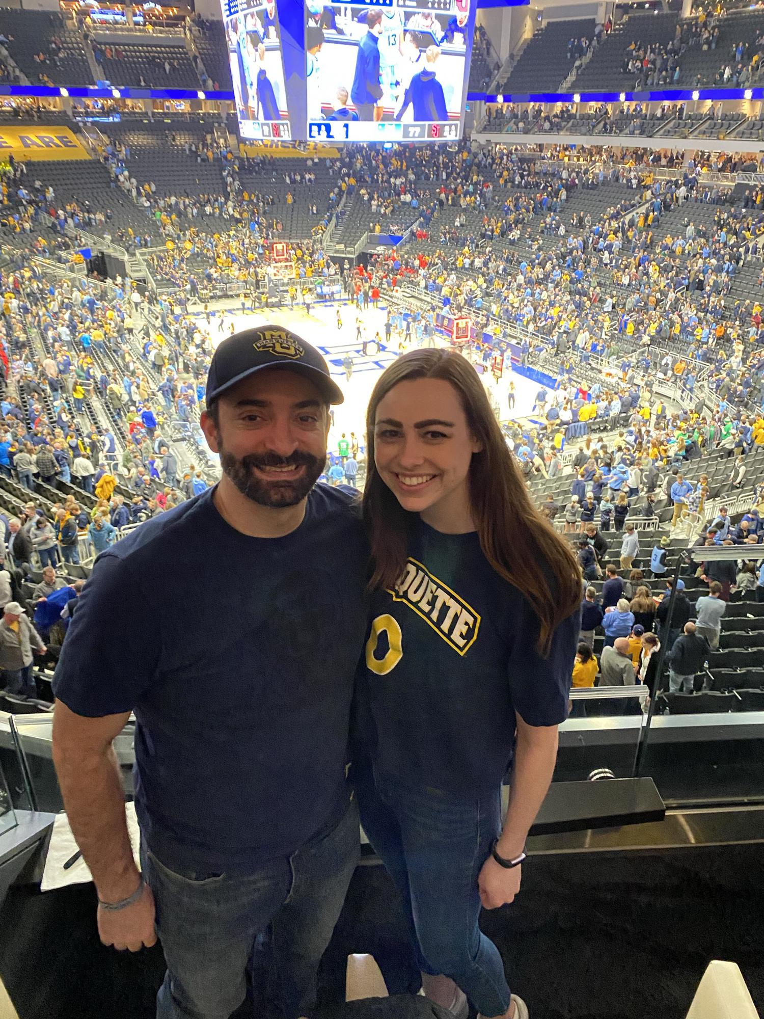 Sponsored by Dave’s company’s box suite