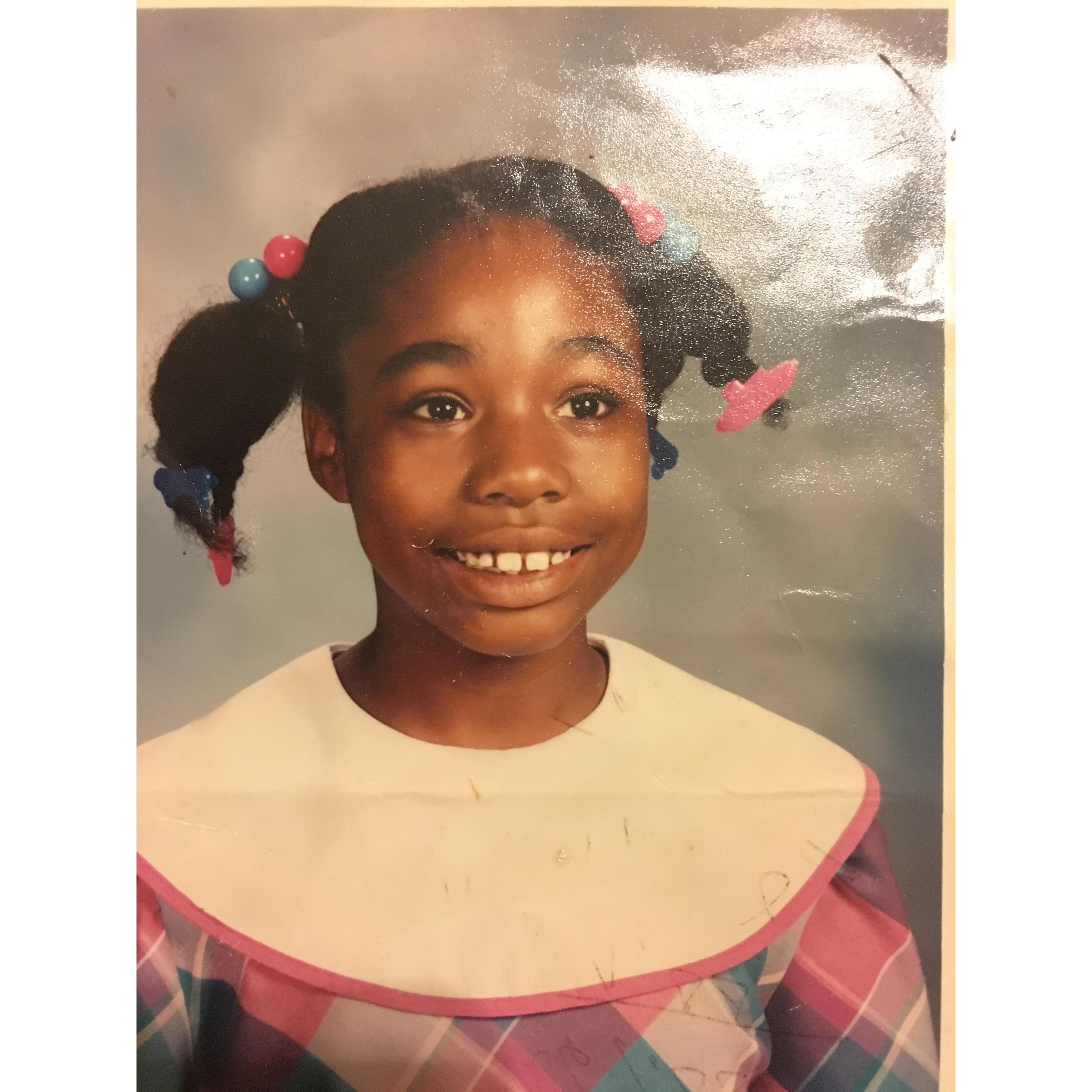 Aaliyah as a child
