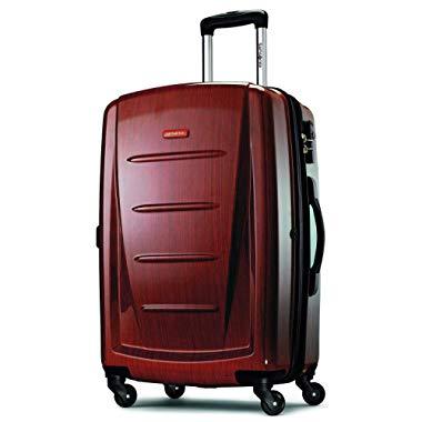 Samsonite Winfield 2 Hardside Luggage, Burgundy, Checked-Medium