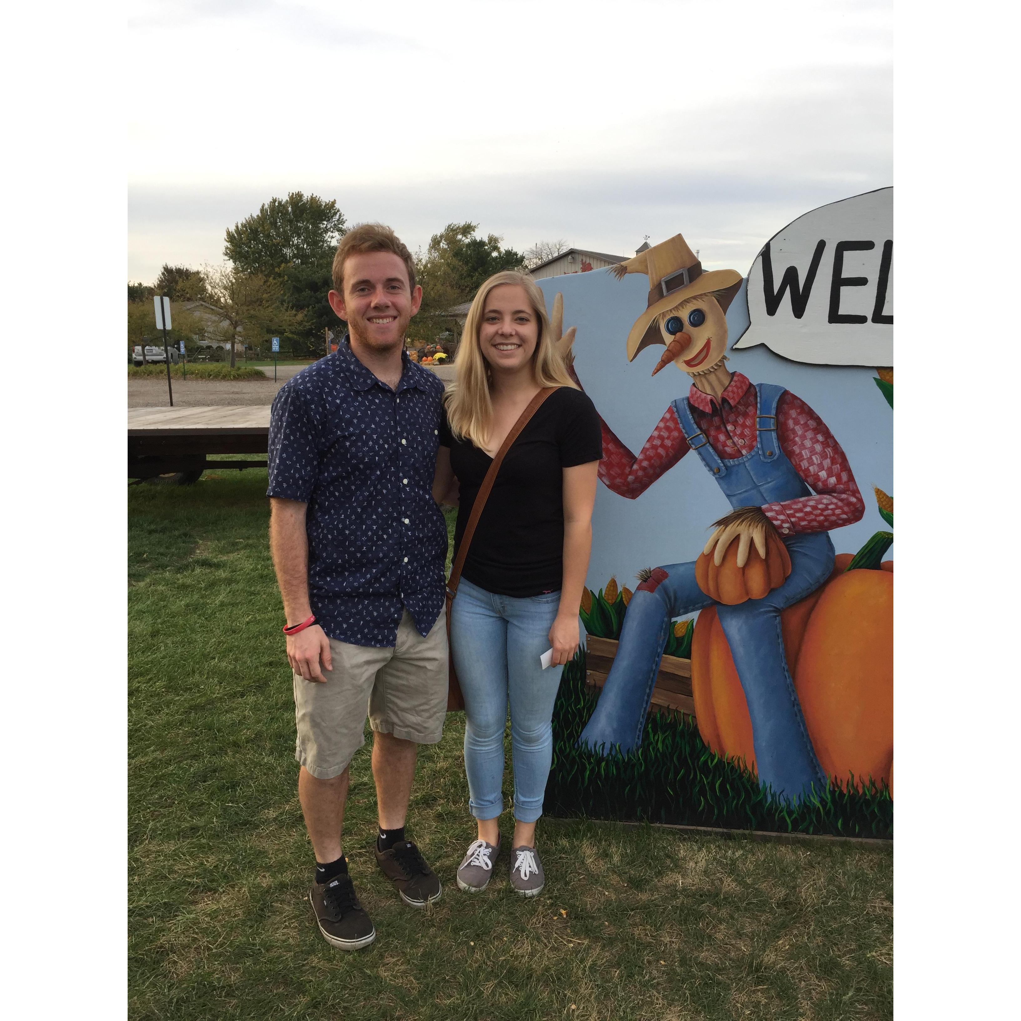 Oct. 2016 - Karl's first picture on FB with the girlfriend "she's real!!!"