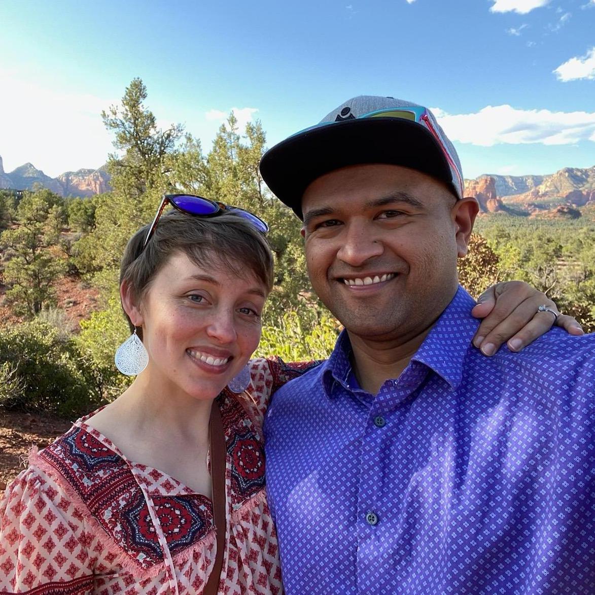 We got engaged on April 9, 2021 and celebrated with a long weekend in Sedona.