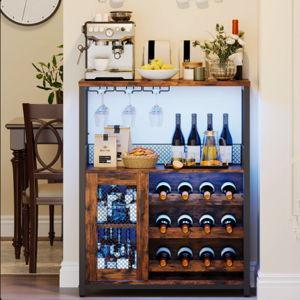 Natilie Metal Bar Cart - Brown