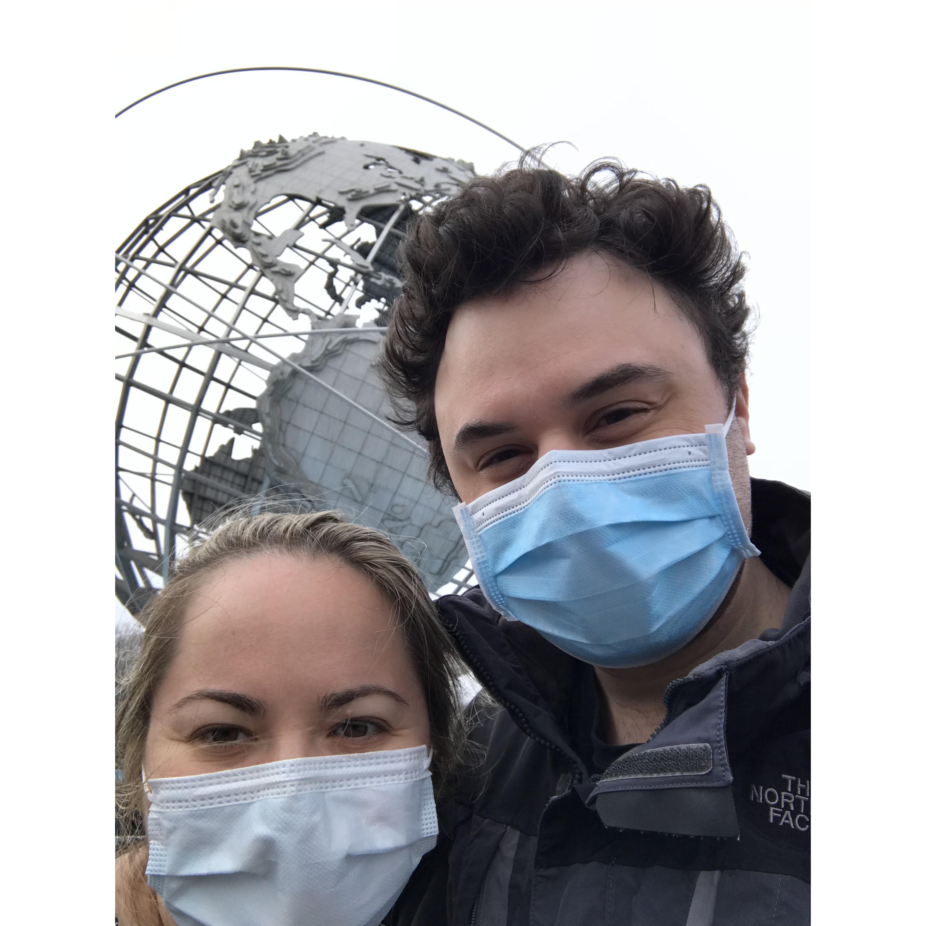 The Unisphere at Flushing Meadows Corona Park. Queens represent!