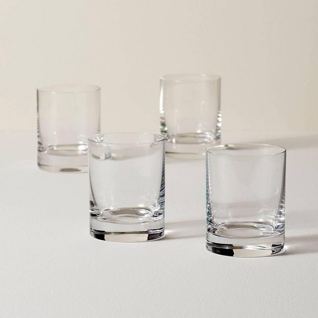Tuscany Classics® 4-piece Cylinder Double Old Fashioned Glass Set