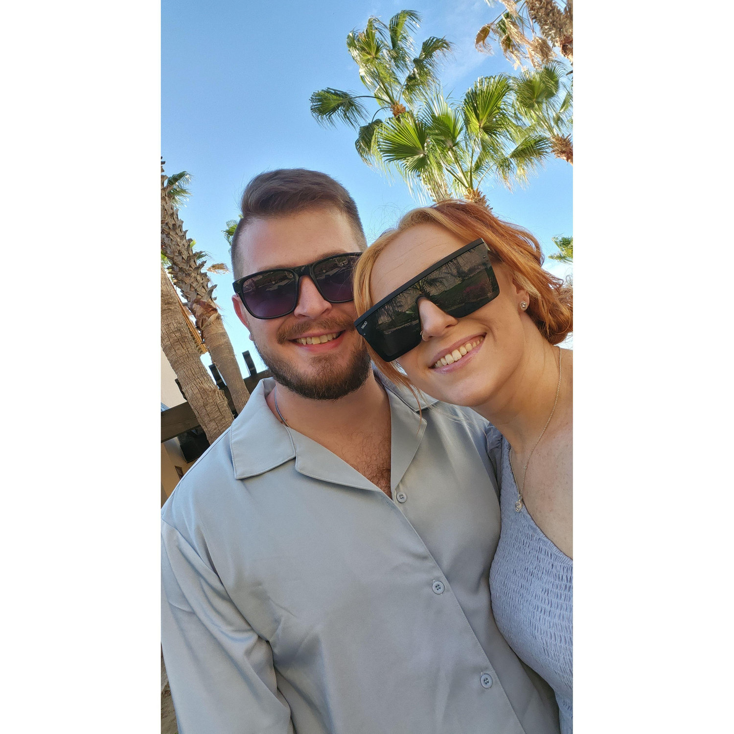 Our first international trip together. We went to celebrate another couples love story.