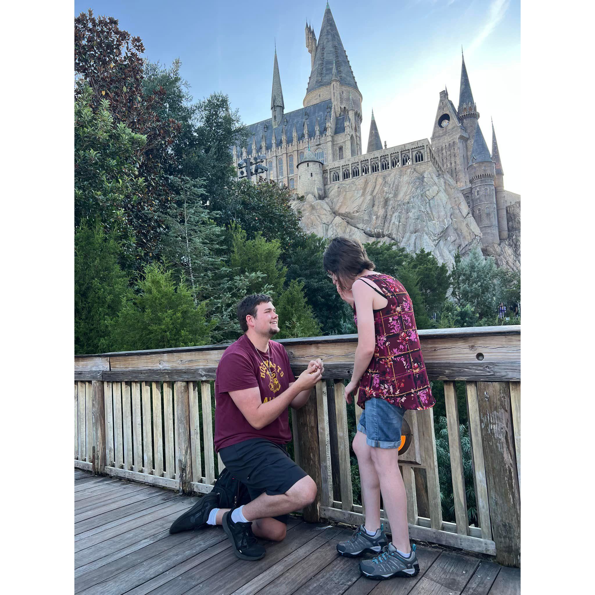 In November, we had our magical adventure at Universal. I don't think either of us will ever forget our time there. So many wonderful memories, the best one being getting engaged.