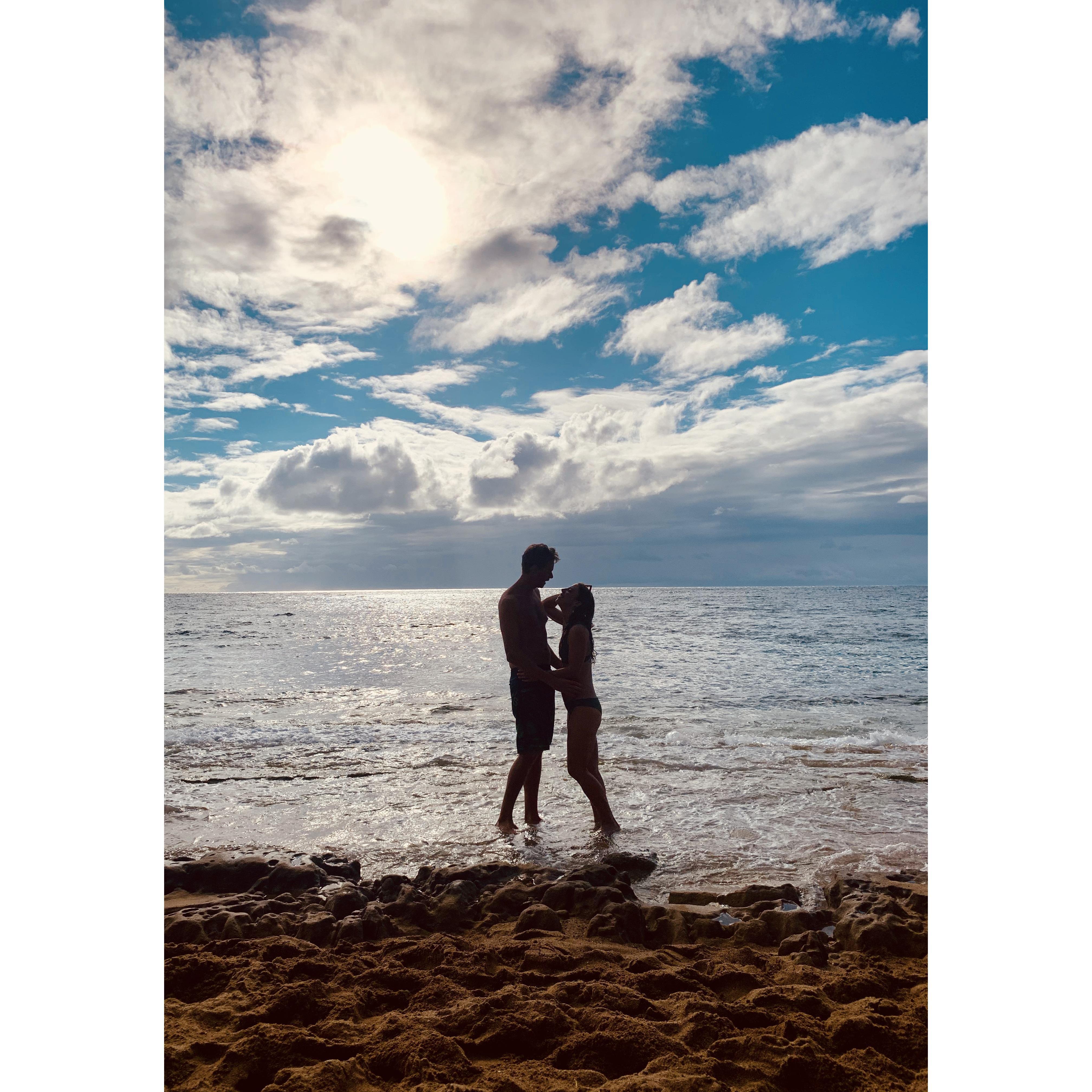 Sunsets together in Puerto Rico