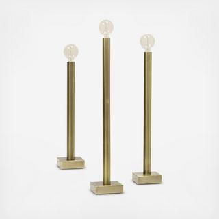 Barclay Brass Table Lamp, Set of 3