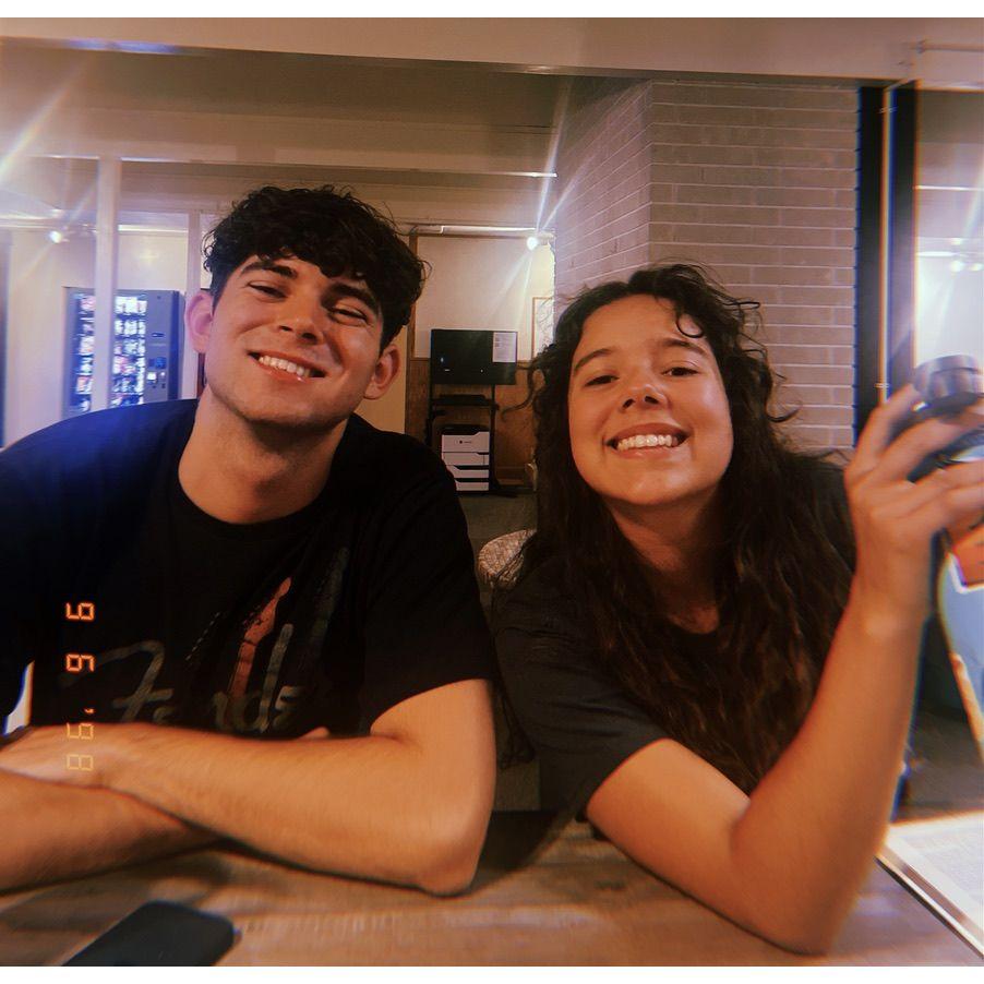 Our first photo together! 🤭