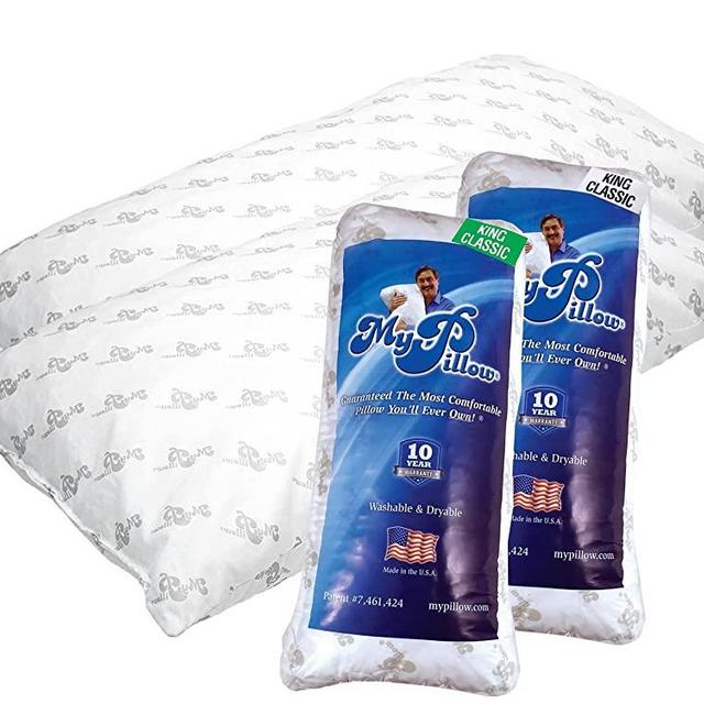 Classic Bed Pillow 2 Pack (King, Combo)