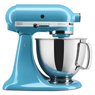 KitchenAid KSM150PSCL Artisan Series 5-Qt. Stand Mixer with Pouring Shield - Crystal Blue