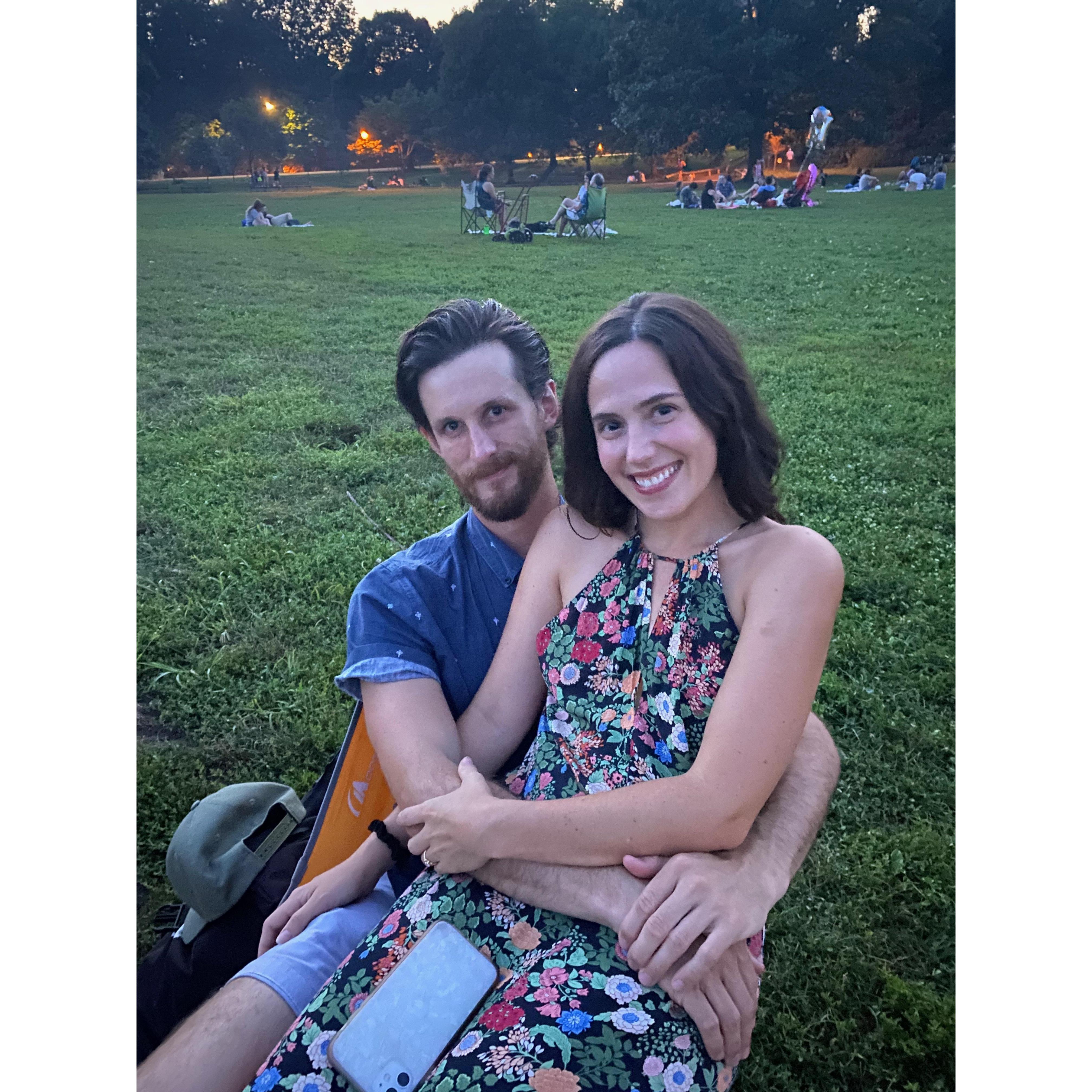 August 2020. The summer of park hangouts.