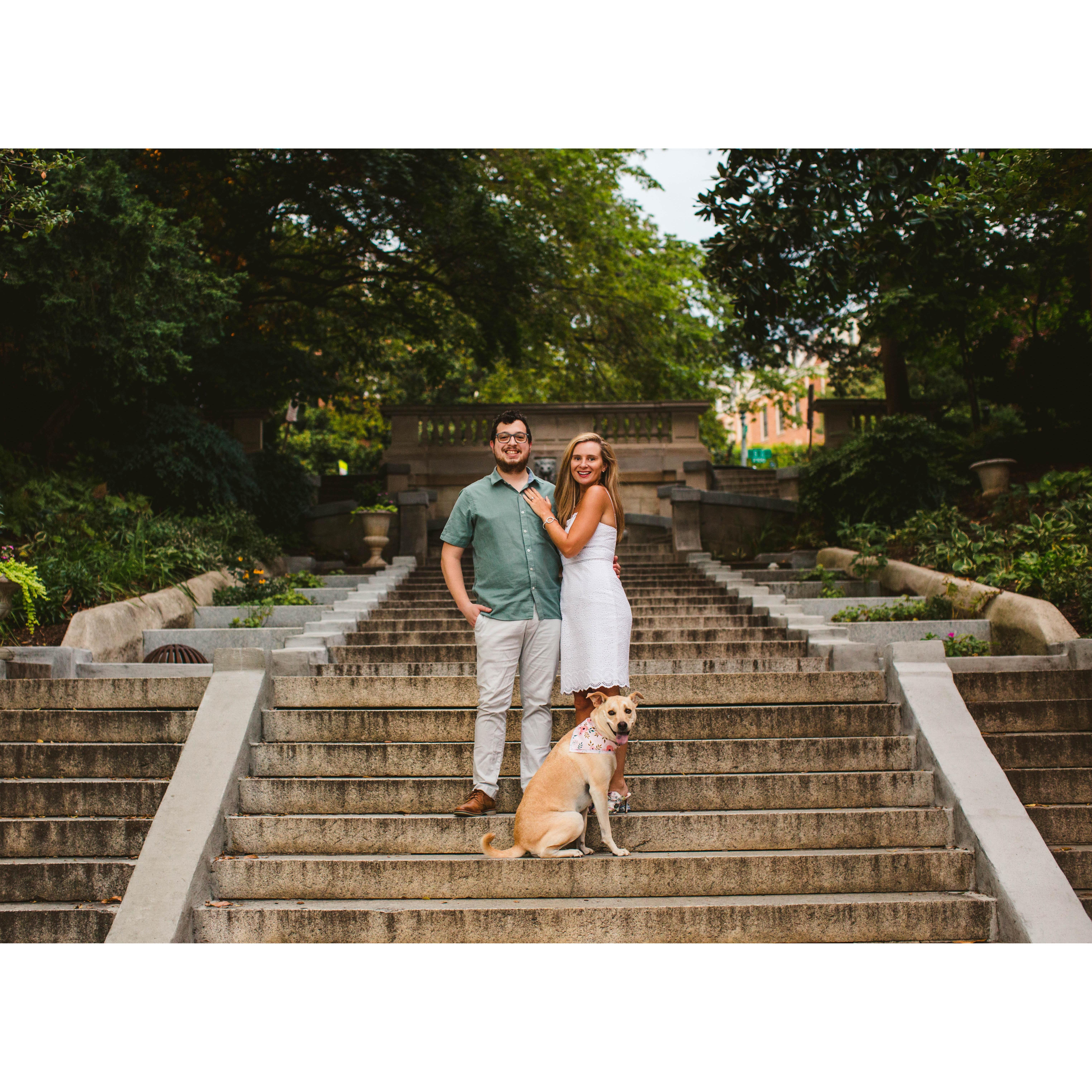 The Spanish Steps, where we had dessert on our first date.