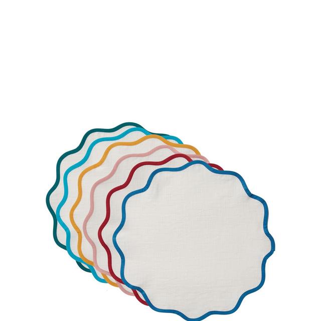 La Double J - Cloud Placemat Set of 3 - Rainbow