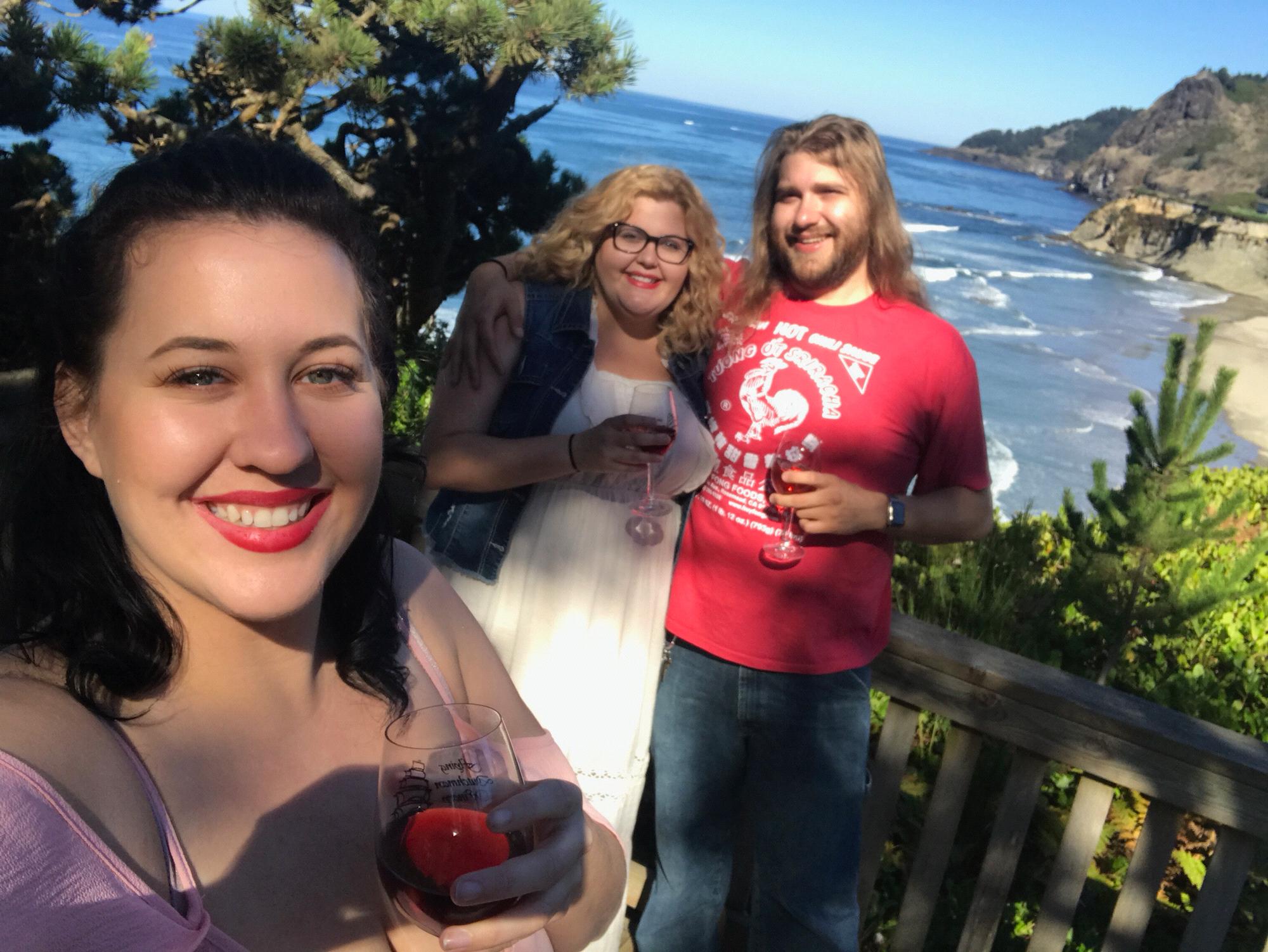 Flying Dutchmen Winery when Megan came to visit us when we moved to Oregon; October 2017