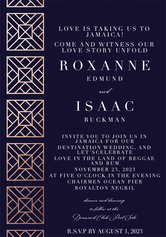The Wedding Website of Roxanne Edmund and Isaac Buckman