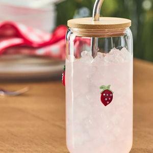 Icon Juice Glass Tumbler with Lid