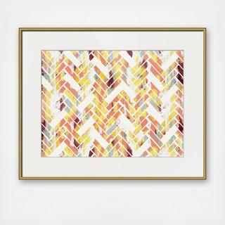 Wild Herringbone Framed Wall Art