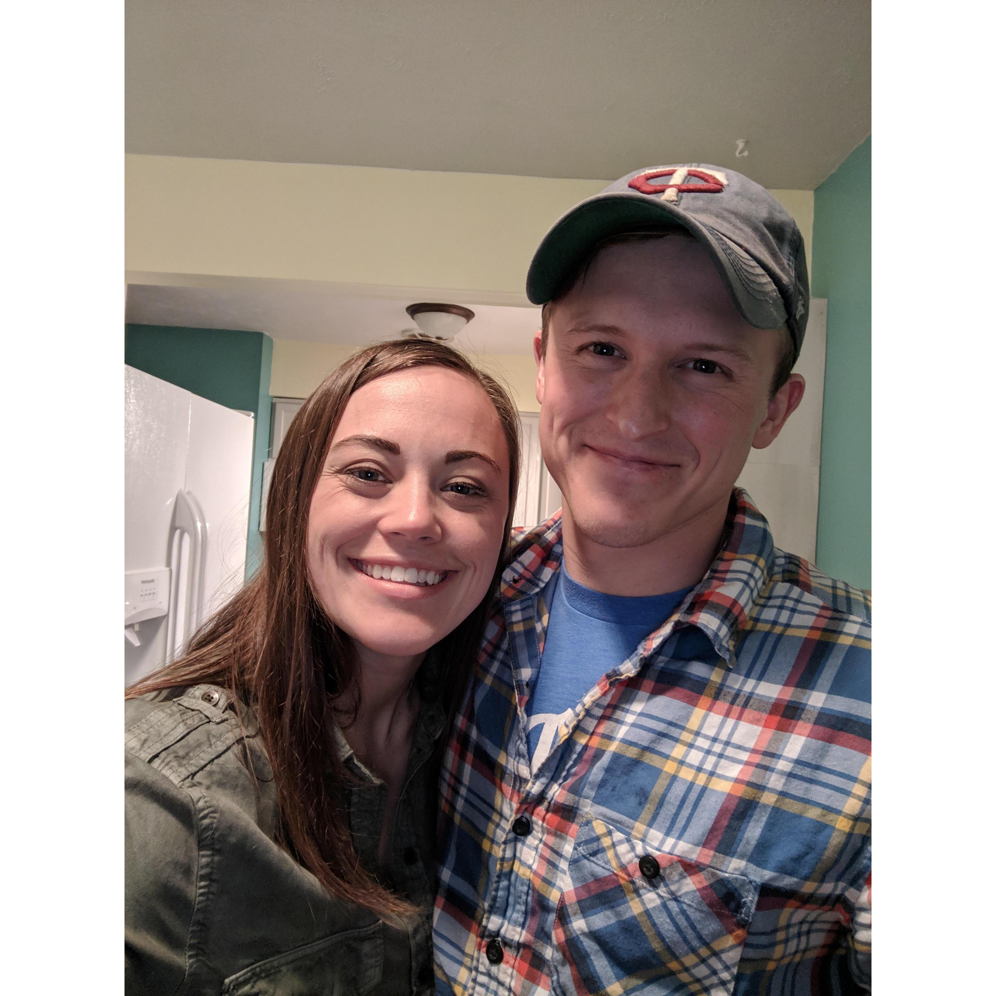 Our very first photo together!