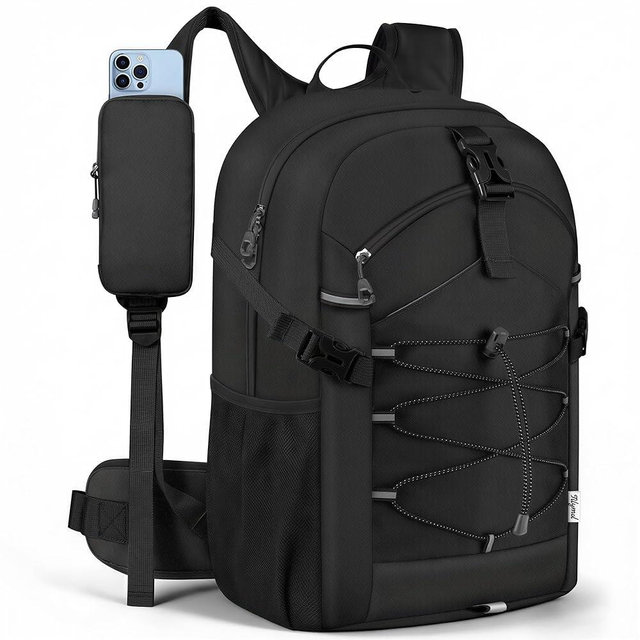TILYMOL Hiking Travel Backpack for Men Women 25L - Small Lightweight Waterproof Outdoor Camping Backpack/Day Pack, Hiking Daypack with Hydration System for Hiking, Travel, Sports, Running, Biking