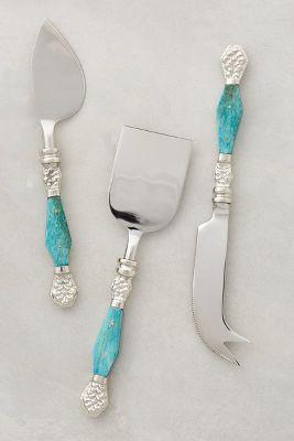 Resplendent Cheese Knives, Set of 3