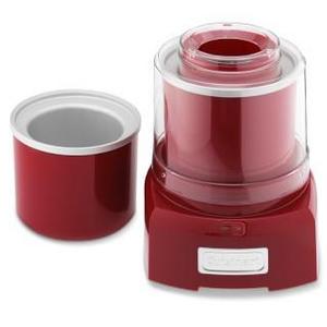 Cuisinart Red Ice Cream Maker with Extra Bowl
