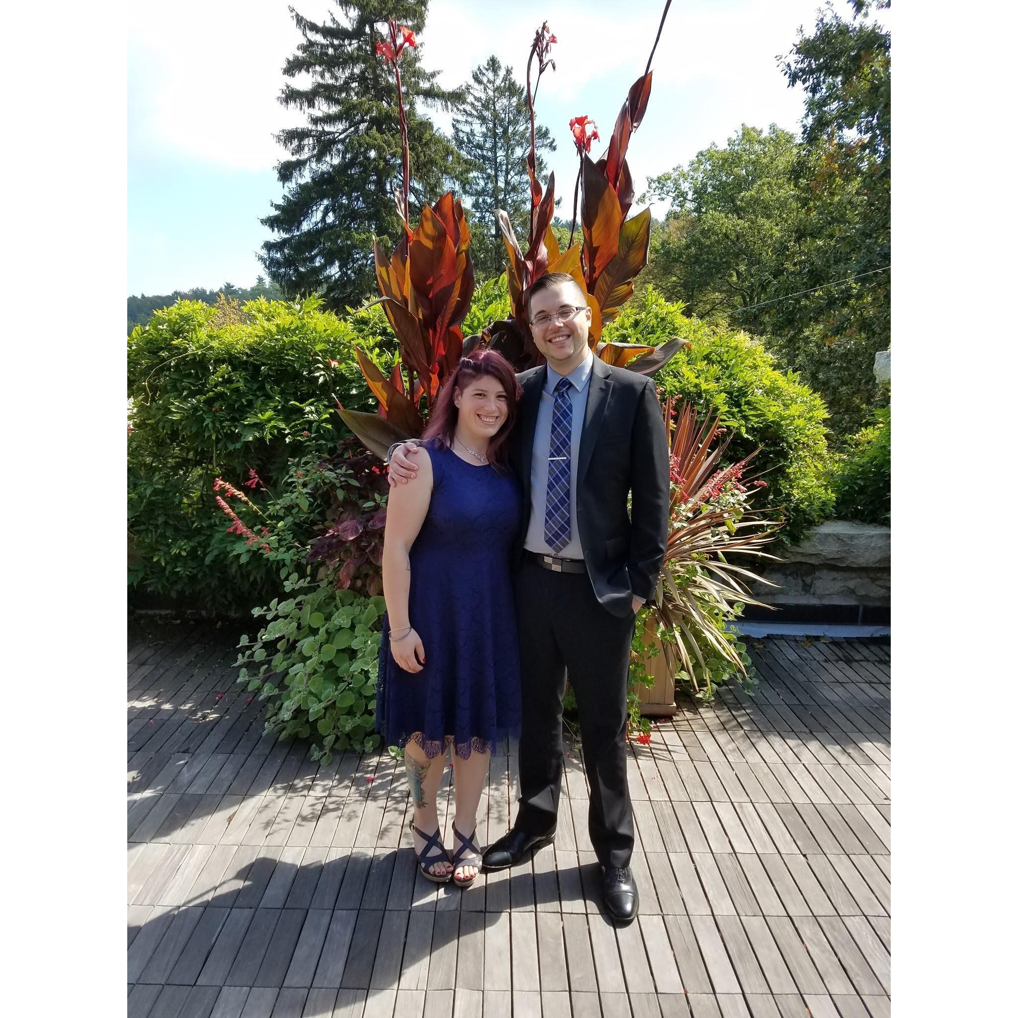 Us all dolled up for the Vacey wedding!