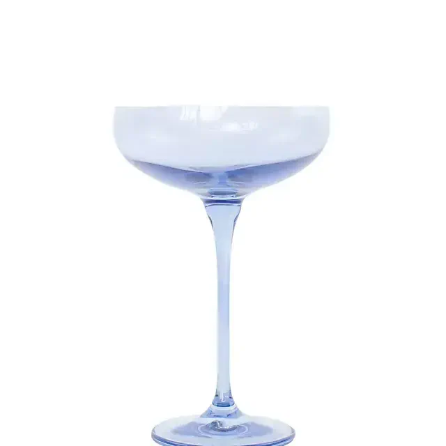 Estelle Colored Glass Champagne Coupe Set