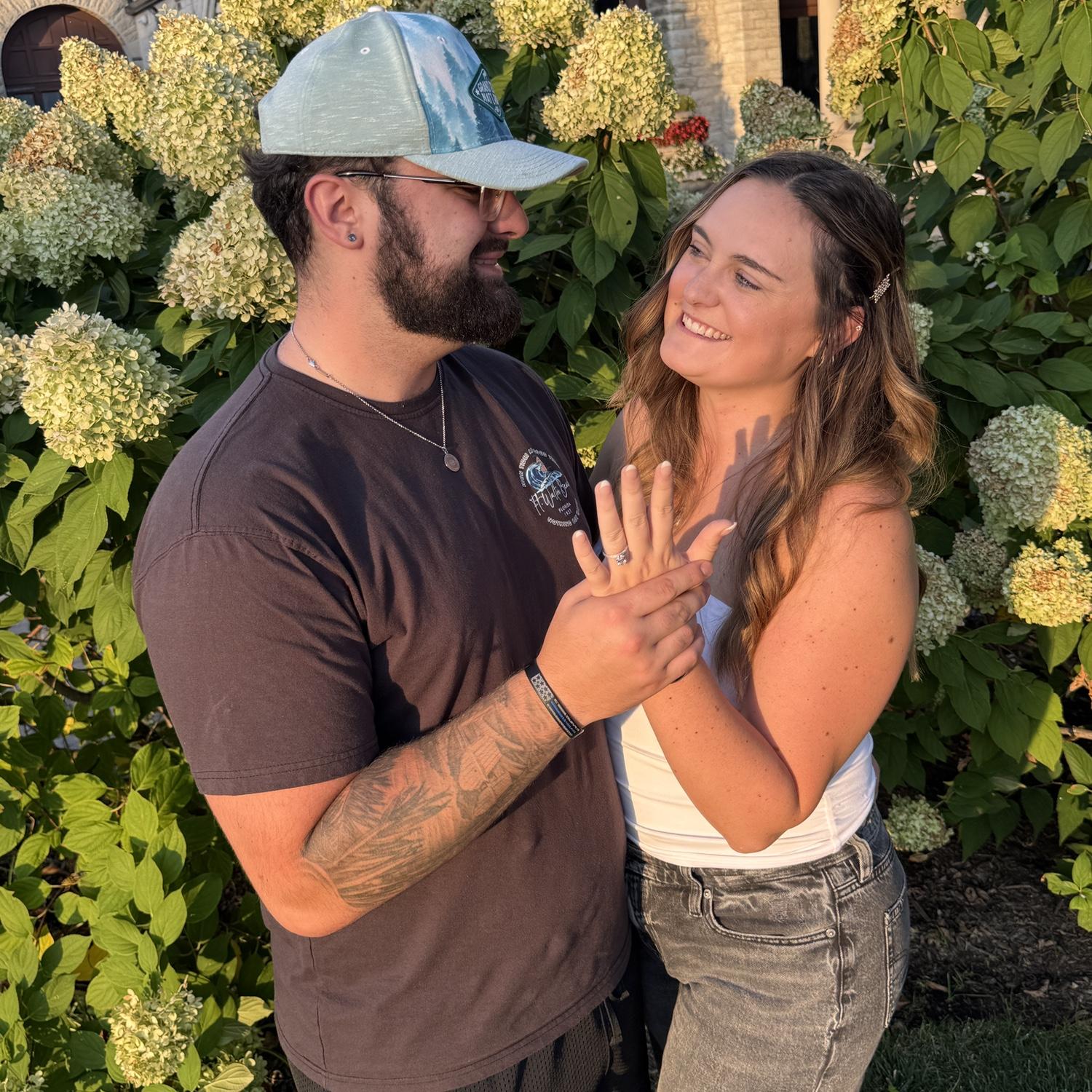 A weekend full of celebrating our engagement!