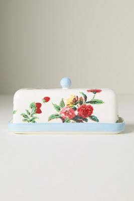 Camille Stoneware Butter Dish