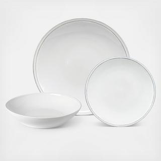 Friso 3-Piece Place Setting with Pasta Bowl, Service for 1