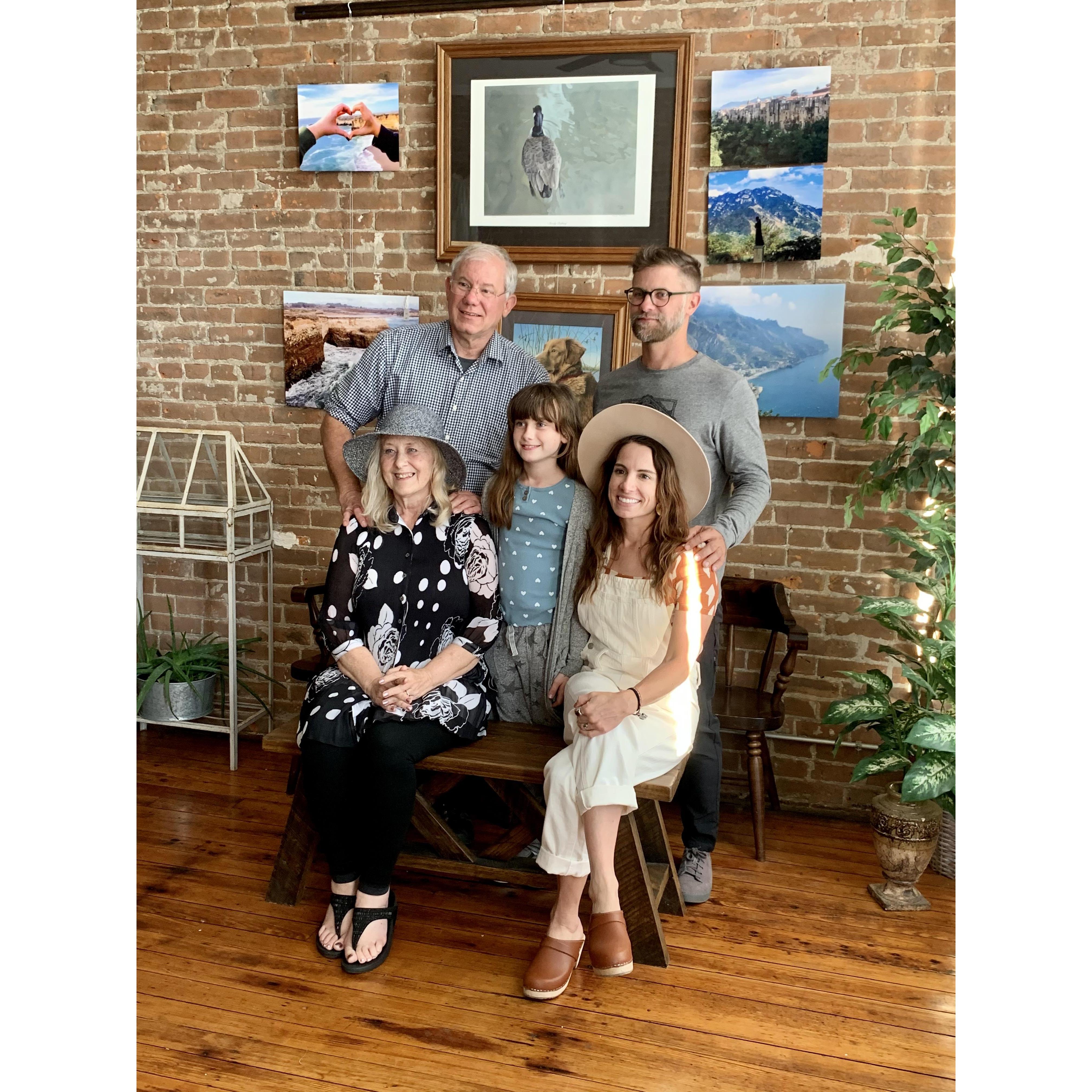 Jeremy's parents, Gary and Joyce, and Sela