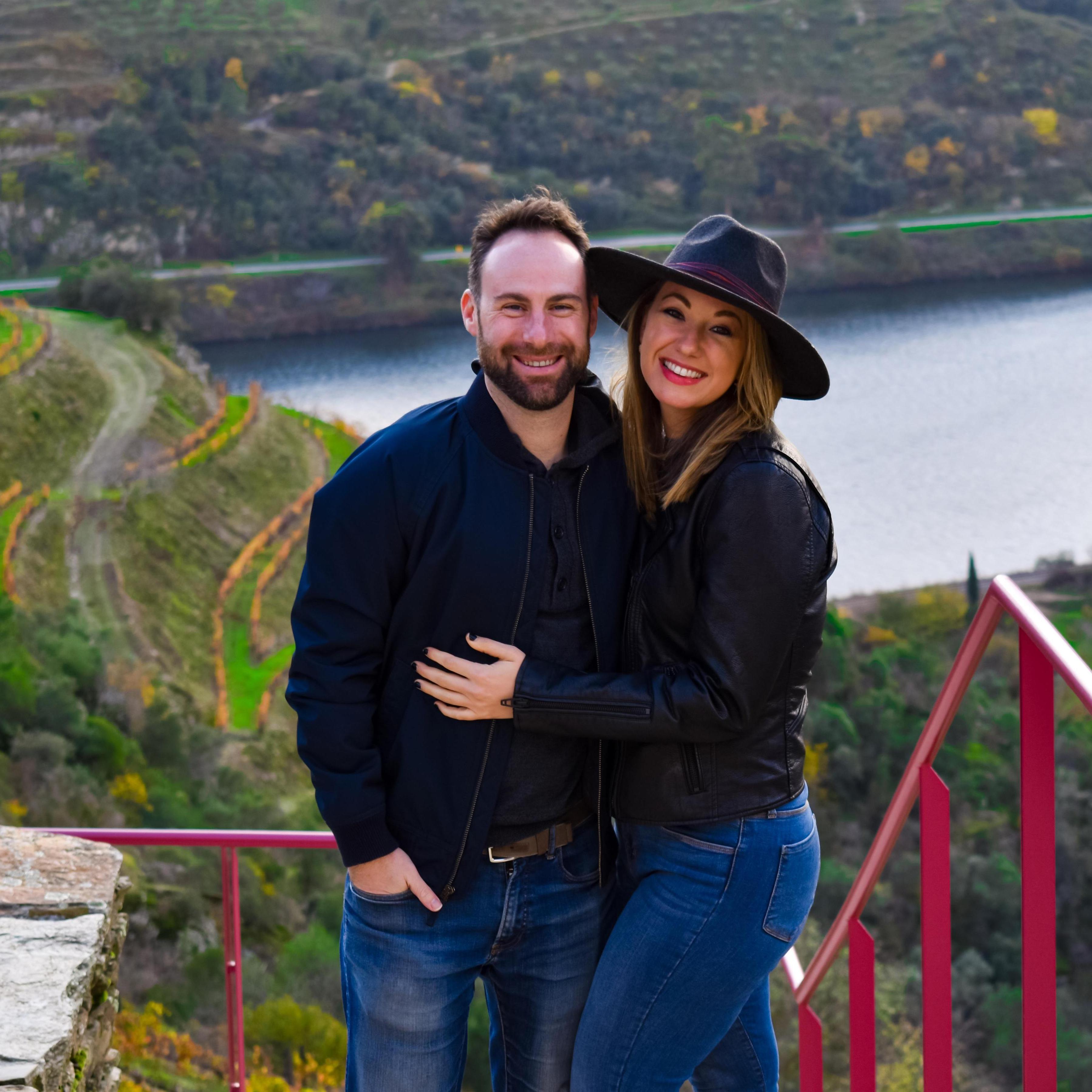 Wine tasting in the Douro Valley in Portugal.