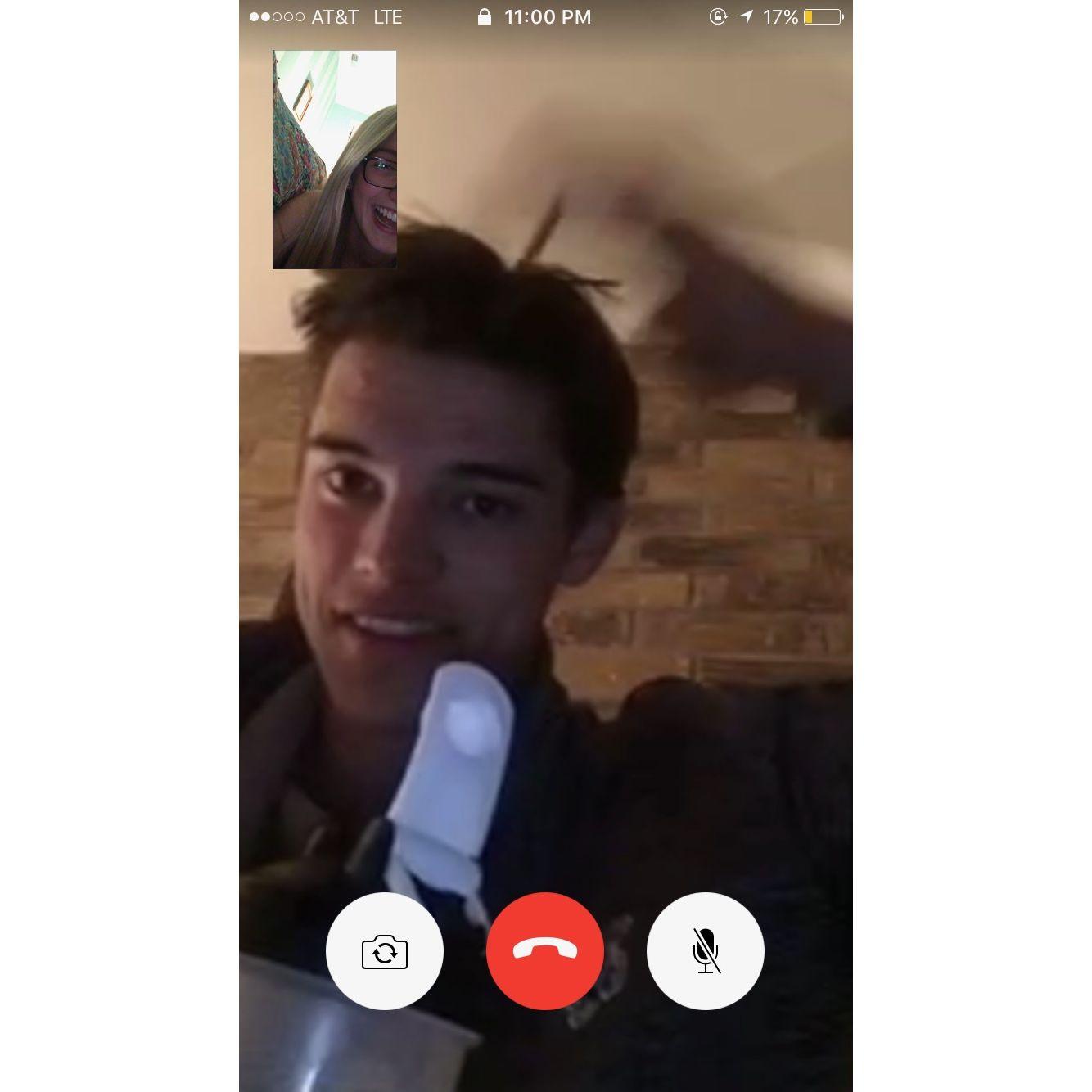 2/12/2017: Many facetime calls while Benjer was finishing his freshman year at KU and I was finishing my junior year at Westminster Christian Academy.
