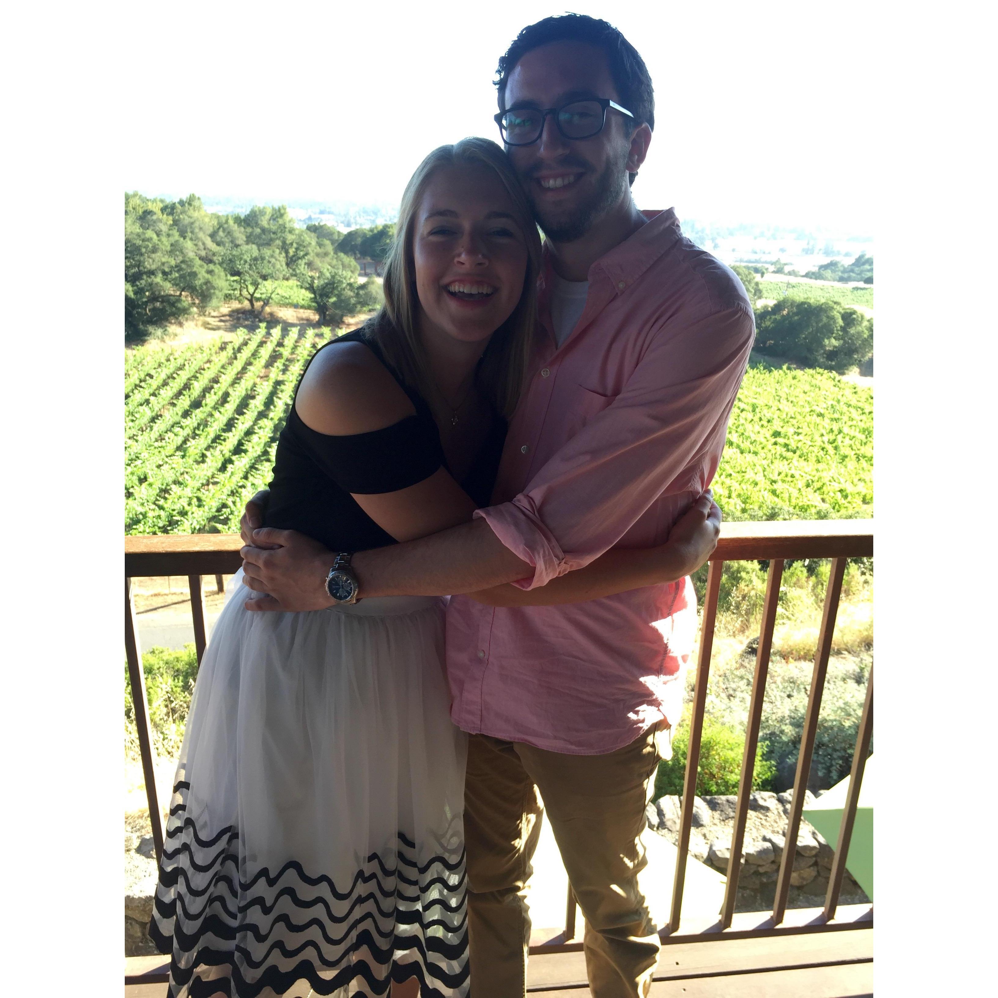 Enjoying Anna & Jeff's wedding in beautiful wine country! I don't think we ever left the dance floor...except to get wine.