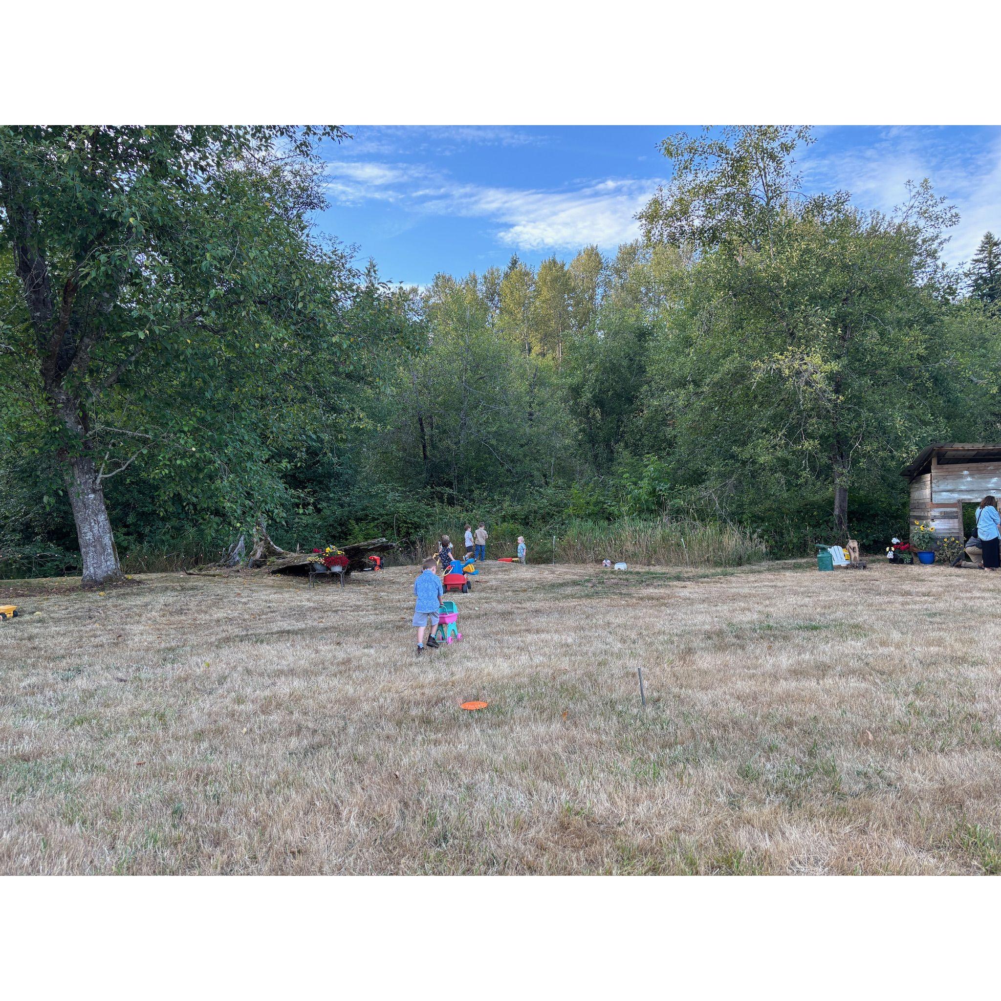 Games and toy area for those kids big and small