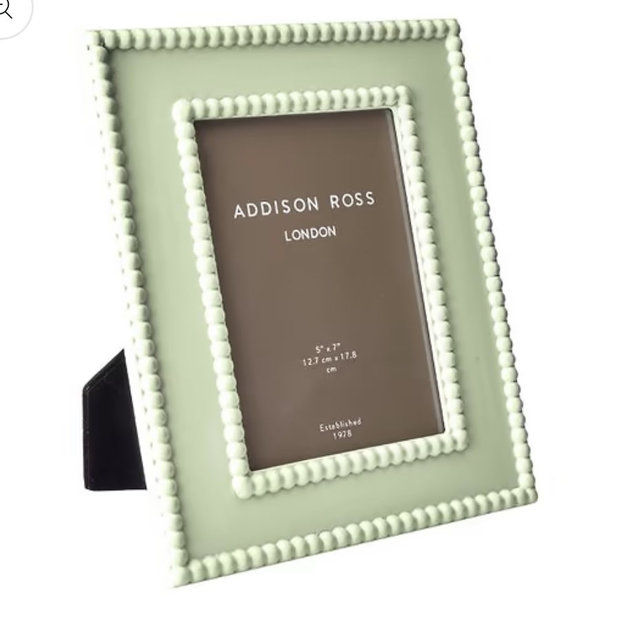 Sage Bobbin Lacquer Photo Frame