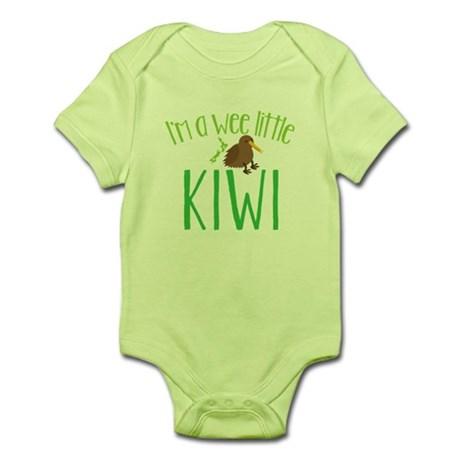 Im a wee little kiwi (New Zealand map) Infant Bodysuit