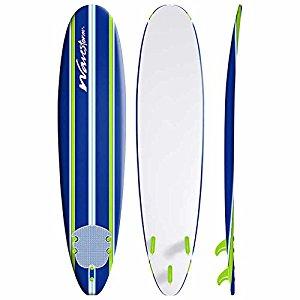 Wavestorm 8 Inches Surfboard, Pinstripe Graphic with Removable Ankle Leash, Strong EPS, High Density (HDPE) Polyethylene, 200 Pounds Weight Capacity