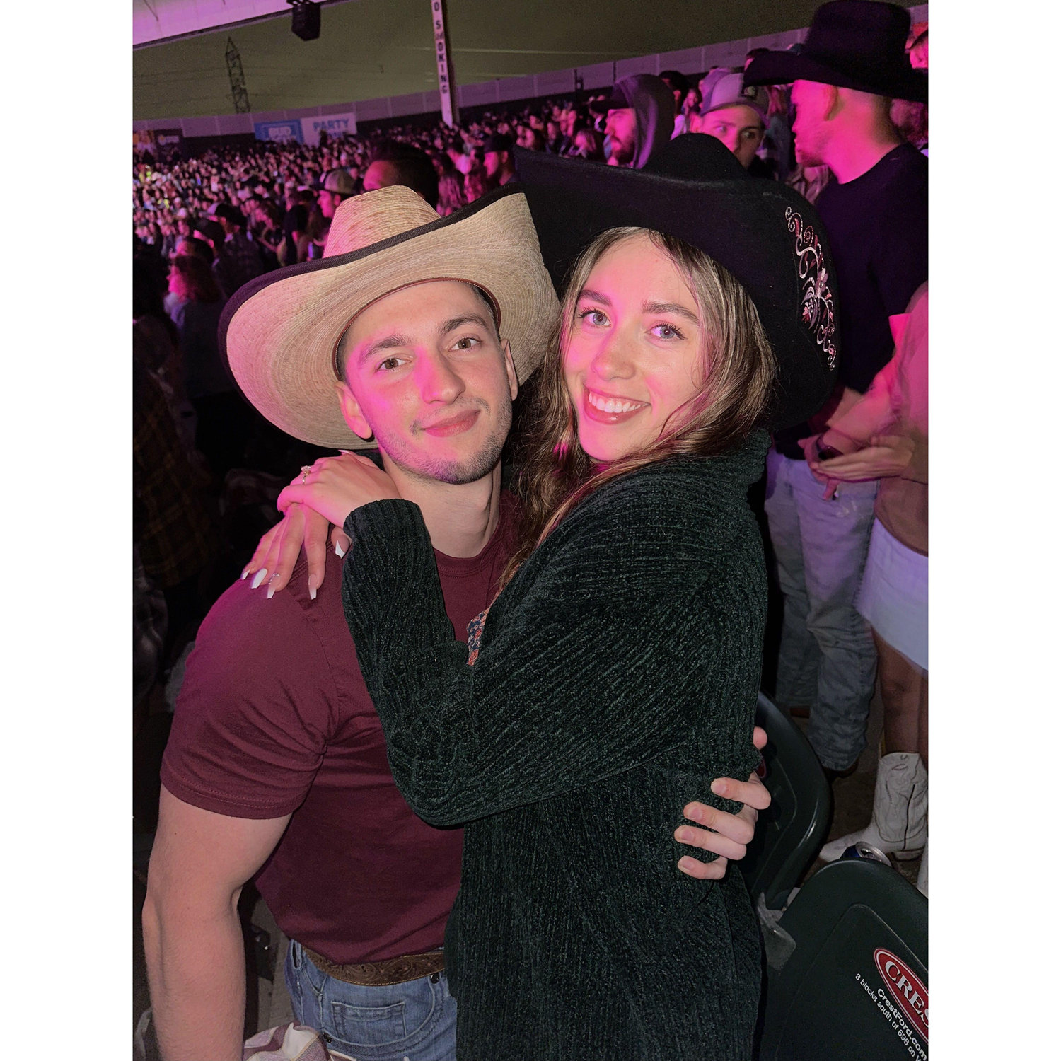 We love going to country concerts
