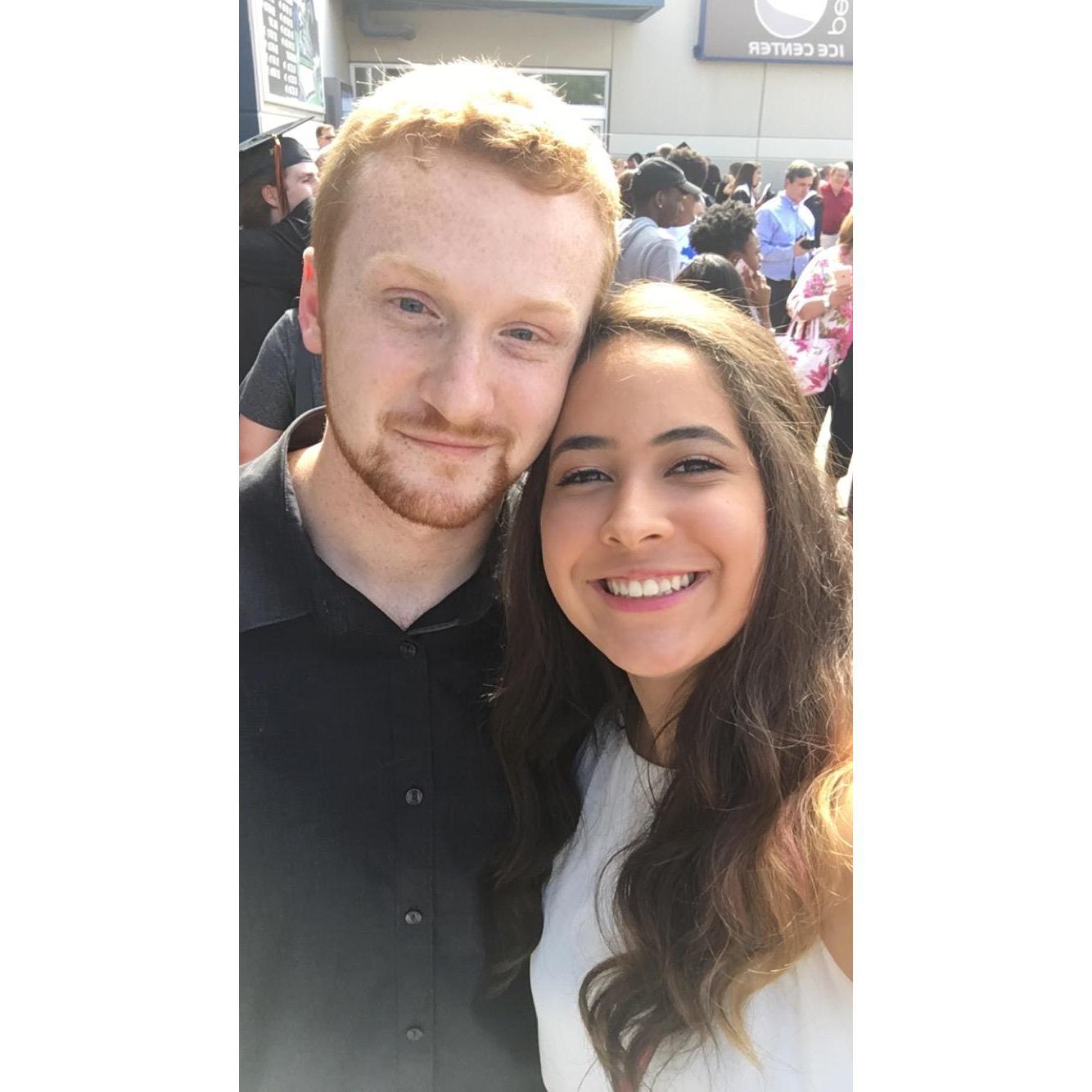 Attending Tatiana's graduation from high school!