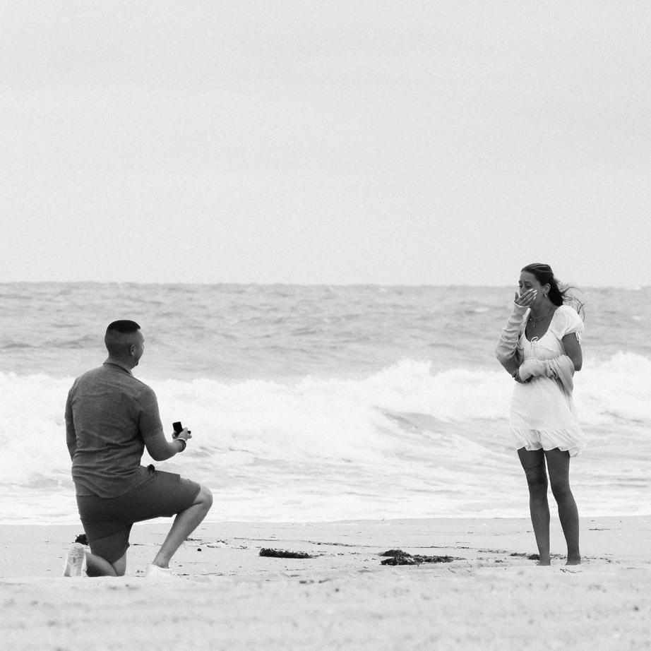 He popped the question