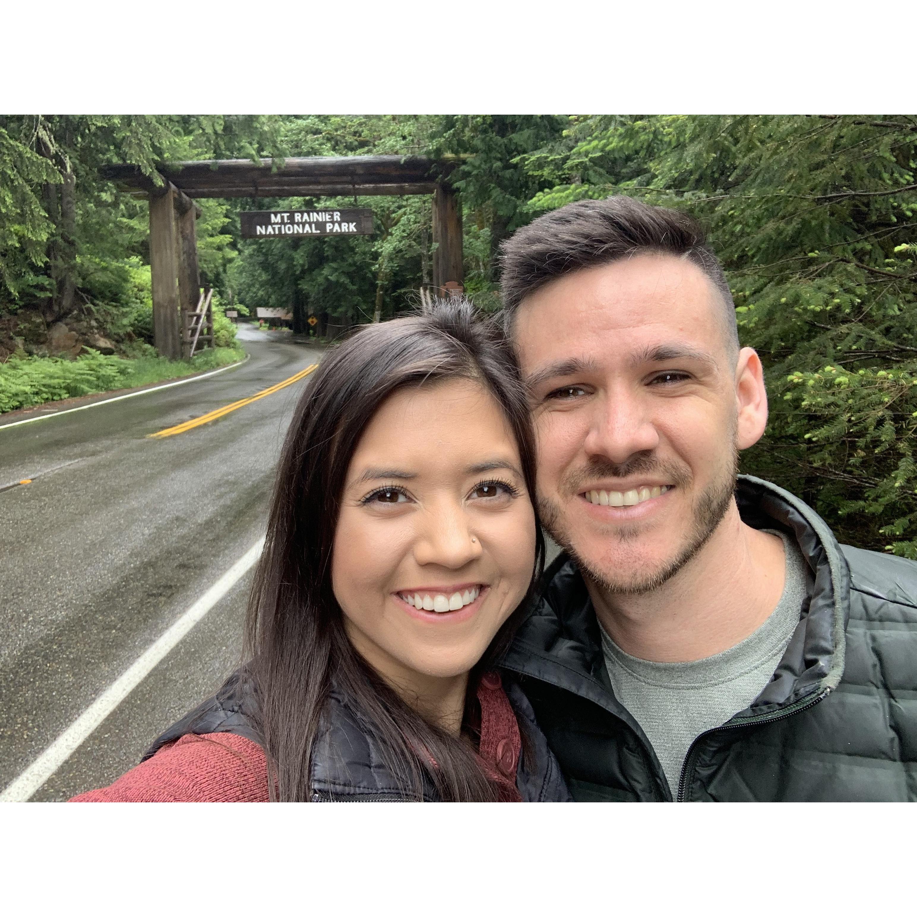 Then went to mount rainier national park