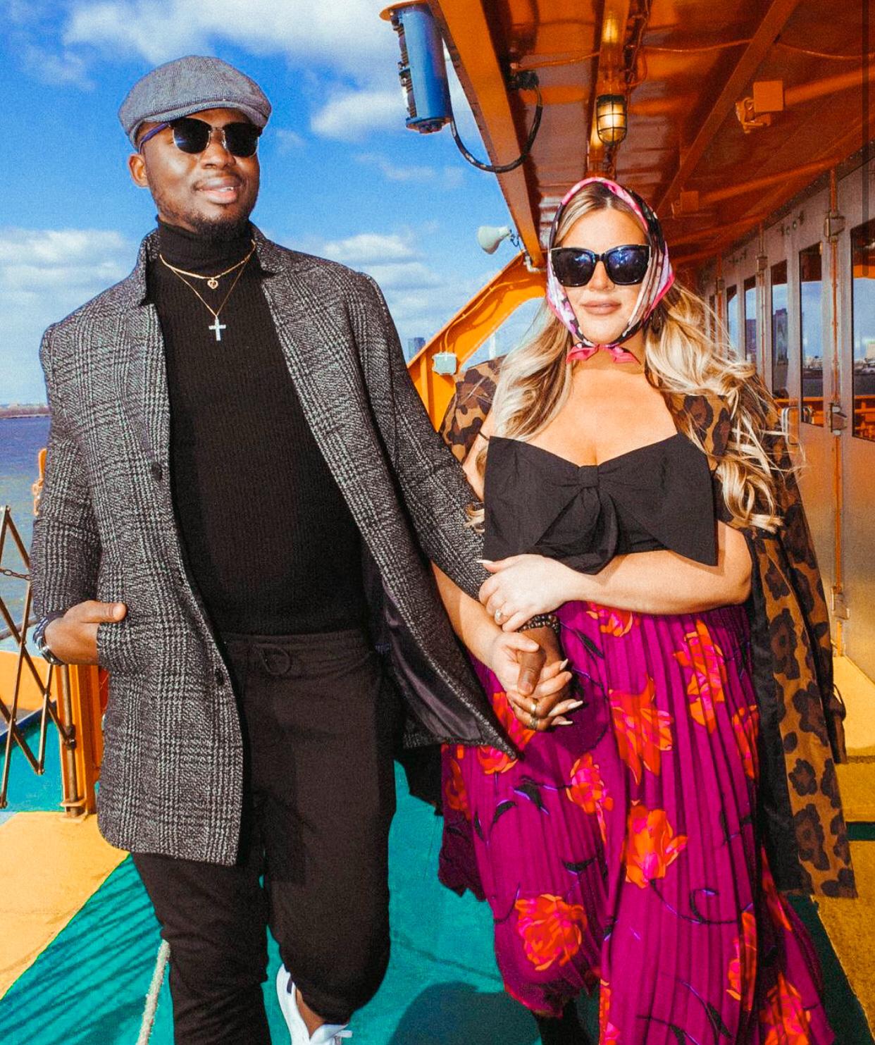 New York ferry ride photoshoot came to life. Katie Driscoll Photography