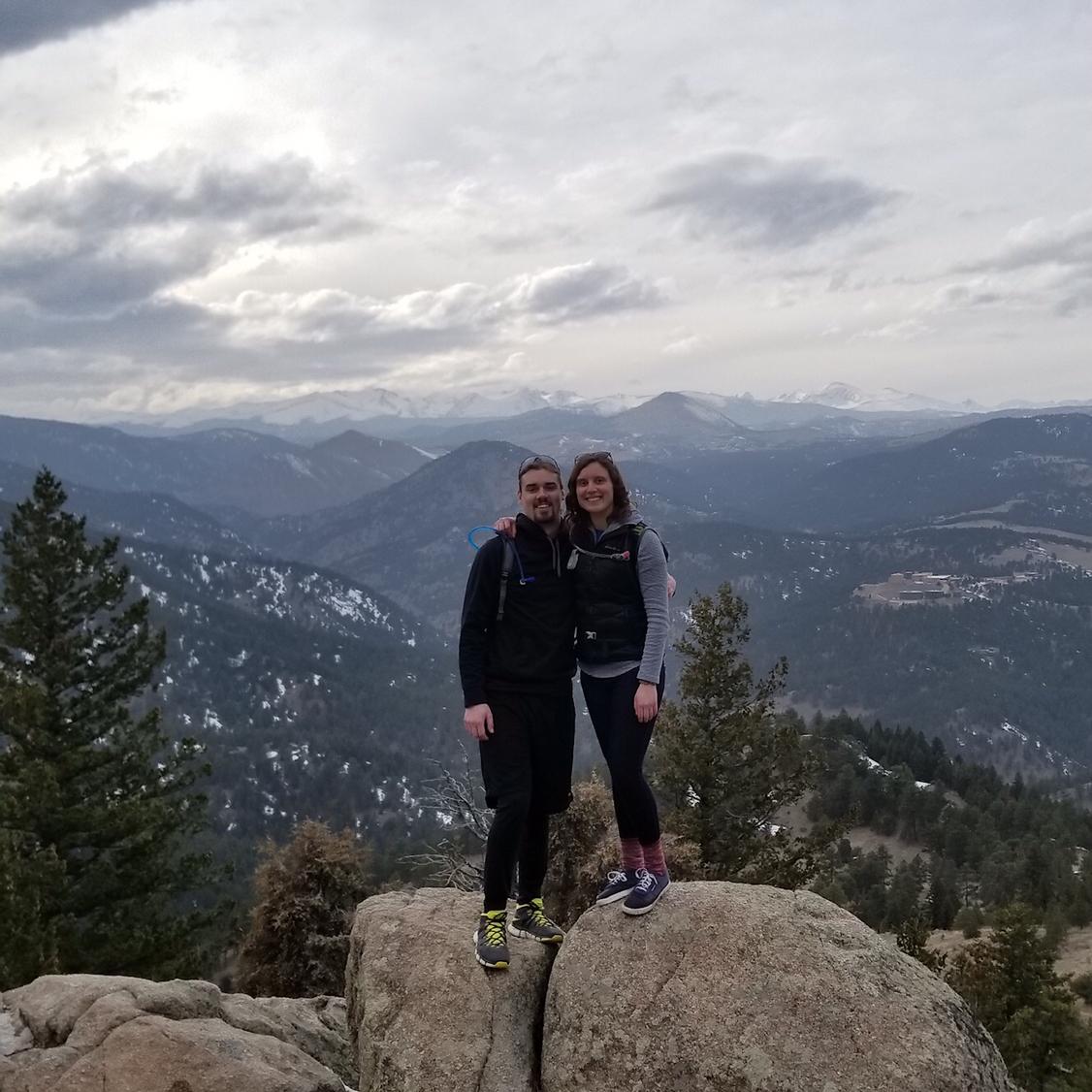 Our first of many trips together