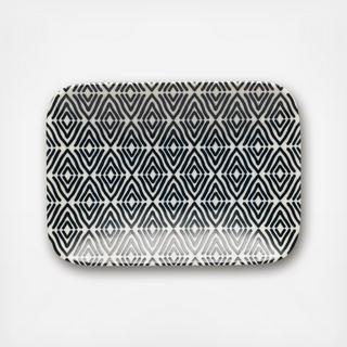 Augusta Diamond Weave Mini Rectangular Tray