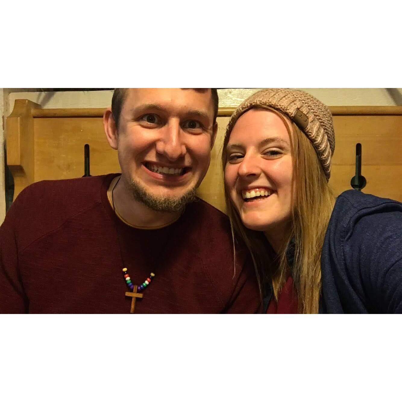 We've made it an annual tradition to eat Johnny's pizza together around November 1st to commemorate a "no" becoming a beautiful "yes"!!