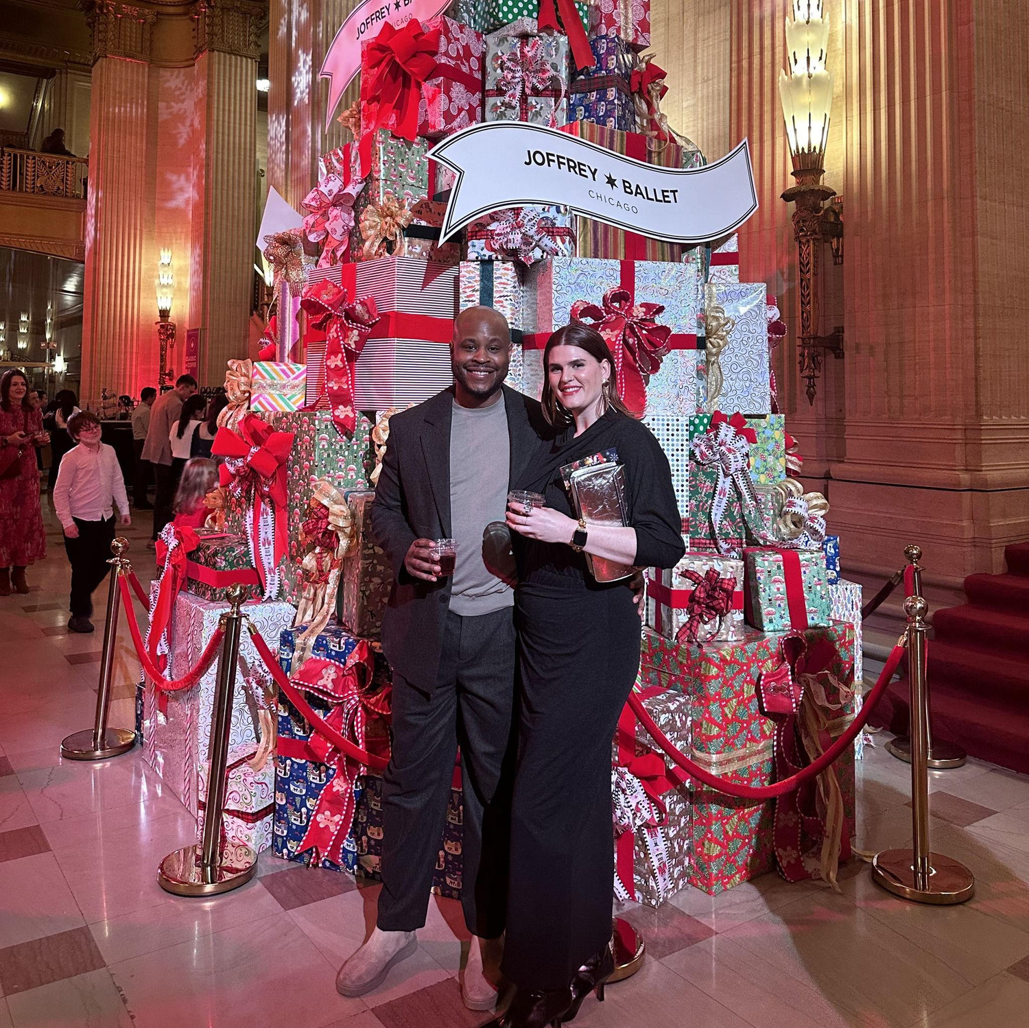 Our "First" Chicago Christmas! We went to the ballet together!