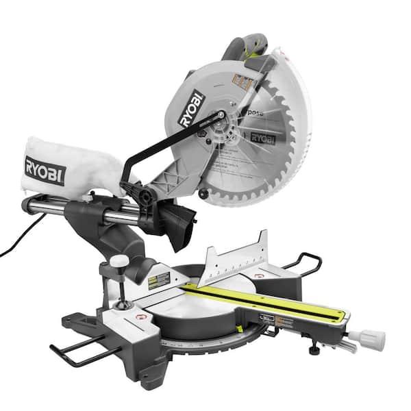 15 Amp 12 in. Corded Sliding Compound Miter Saw and Universal Miter Saw QUICKSTAND