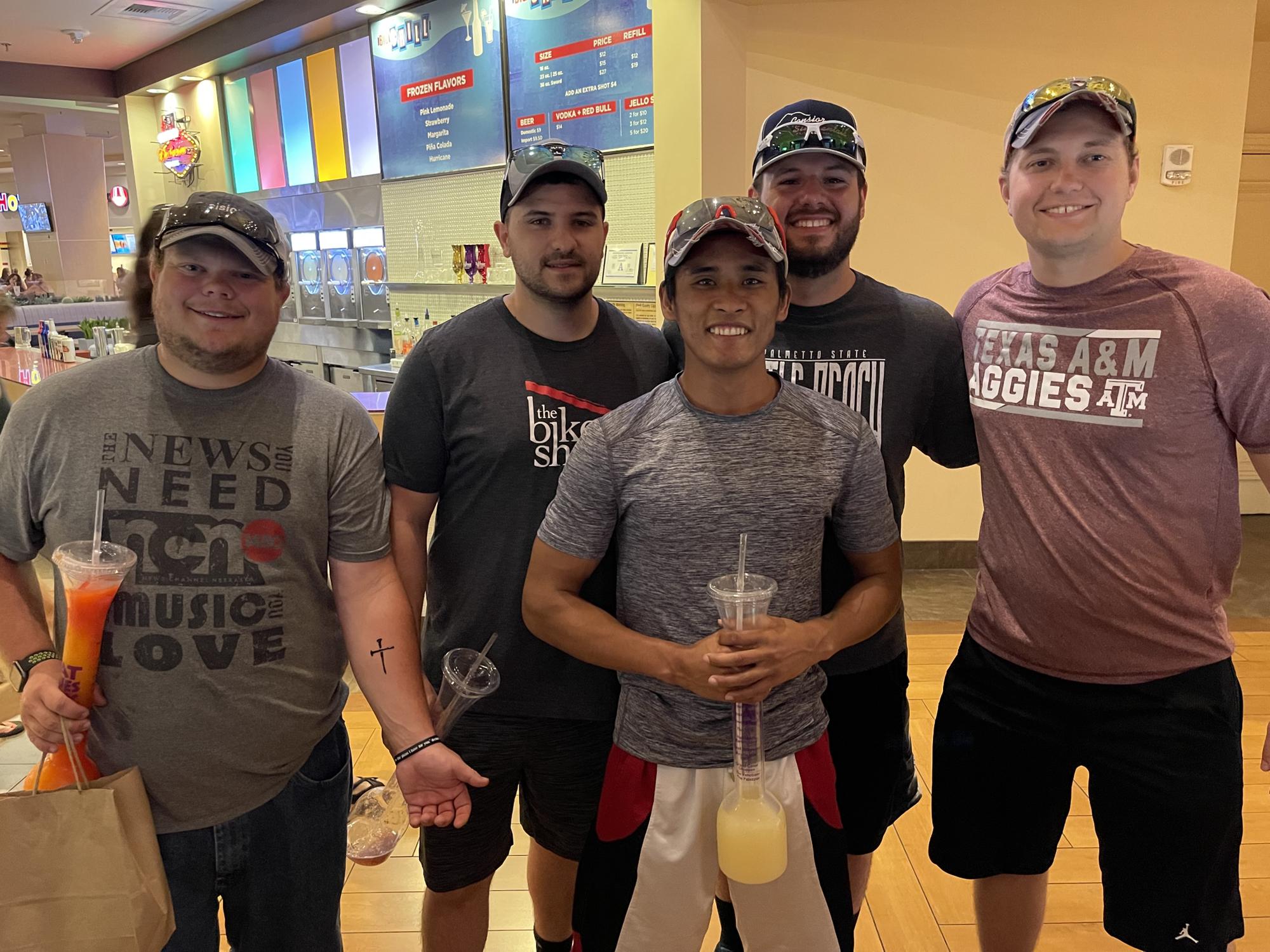 Ivan’s bachelor crew!